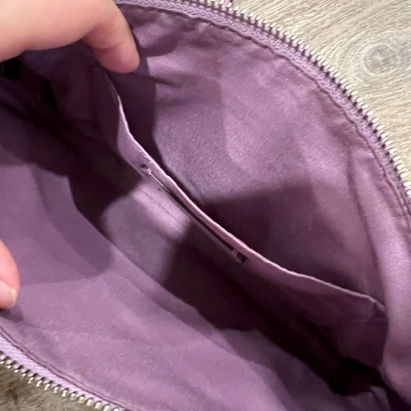 Coach Pebble Leather Carrie Pink Metallic Crossbody Bag - Picture 16 of 16